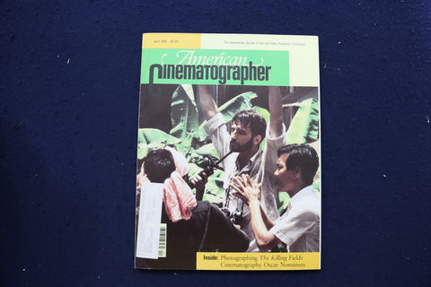 1985 APRIL AMERICAN CINEMATOGRAPHER MAGAZINE - THE KILLING FIELD COVER - E 17725