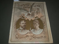 1893 JULY 10 THE ILLUSTRATED LONDON NEWS - WEDDING NUMBER- NICE PHOTO - SP 8323