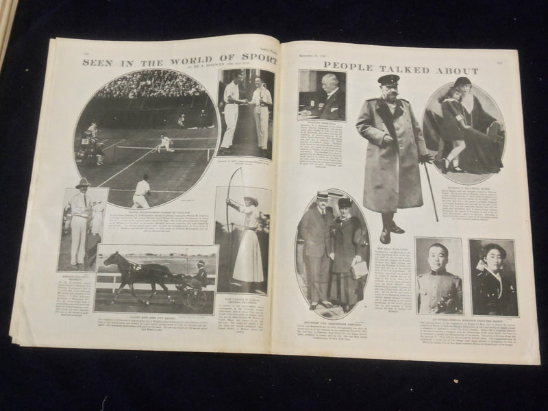 1916 SEPTEMBER 21 LESLIE'S WEEKLY MAGAZINE - VOTE FOR - ST 6118