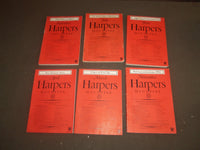 1934-39 HARPER'S MONTHLY MAGAZINE - LOT OF 19- STORIES & ILLUSTRATIONS- WR 1000A