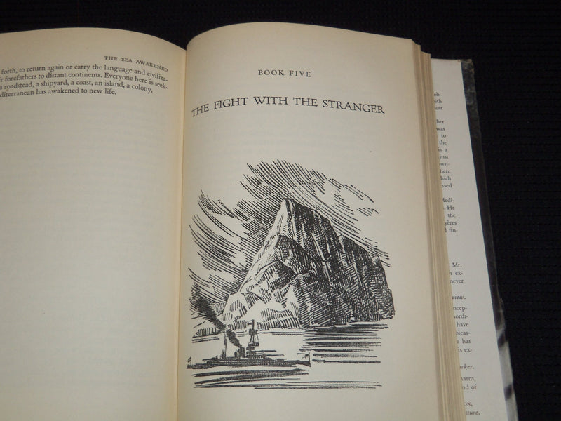 1942 THE MEDITERRANEAN SAGA OF A SEA BOOK BY EMIL LUDWIG - KD 7827