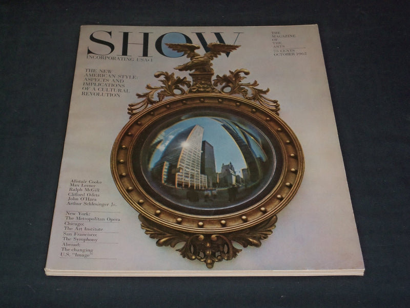 1962 OCTOBER SHOW MAGAZINE - NEW AMERICAN STYLE COVER AND PHOTOS - F 395