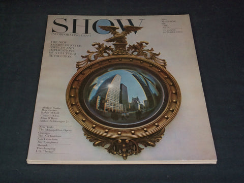 1962 OCTOBER SHOW MAGAZINE - NEW AMERICAN STYLE COVER AND PHOTOS - F 395