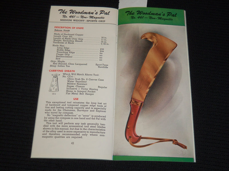 1944 THE VICTOR TOOL COMPANY MANUAL - WOODMAN - READING, PENNSYLVANIA - K 169