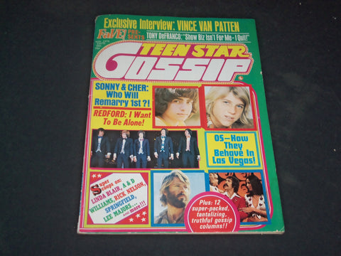 1974 NOVEMBER TEEN STAR GOSSIP MAGAZINE - VINCE VAN PATTEN - SP 8639