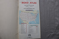 1964 HAMMOND ROAD ATLAS OF THE UNITED STATES - WORLD'S FAIR EDITION - K 3458