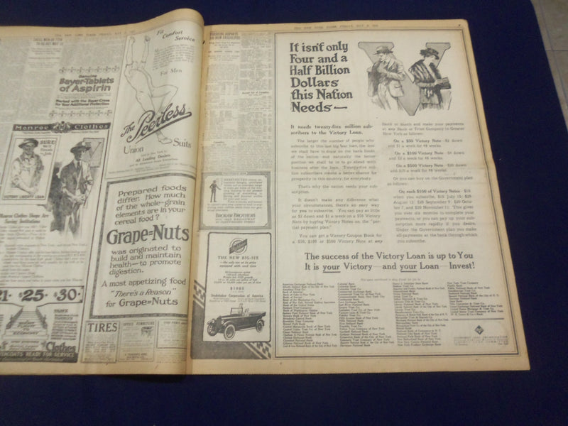 1919 MAY 2 NEW YORK TIMES - GERMAN ENVOYS CANNOT GO HOME - NT 9237