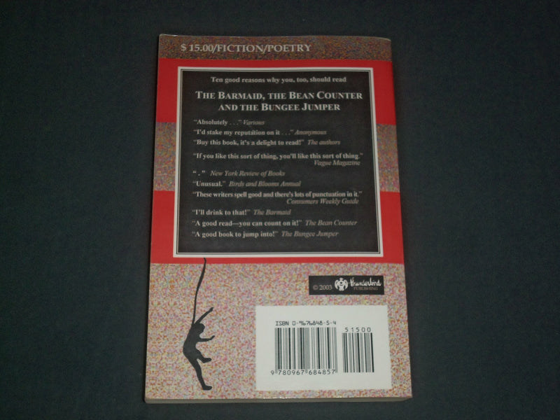 2003 THE BARMAID BEAN COUNTRE BUNGEE JUMPER BOOK - AUTOGRAPHED - KD 5445