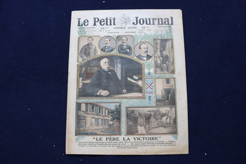 1918 DEC 17 LE PETIT JOURNAL SUPPLEMENT ILLUSTRE MAGAZINE -LA VICTOIRE - NP 8829