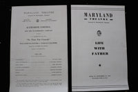 1939-1940 MARYLAND THEATRE PROGRAM - LOT OF 2 - K 2810