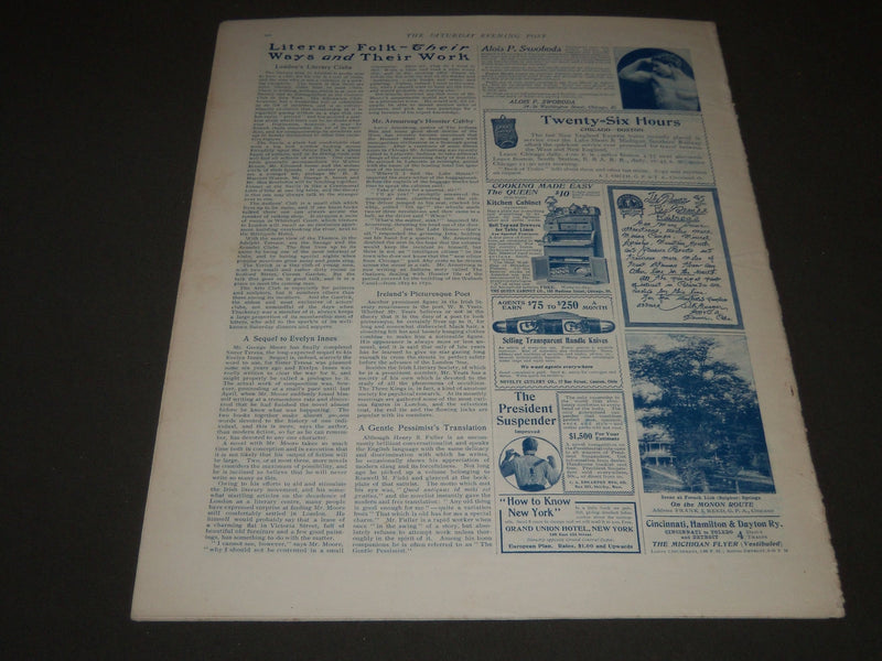 1900 JULY 14 THE SATURDAY EVENING POST MAGAZINE - ILLUSTRATED COVER - SP 592