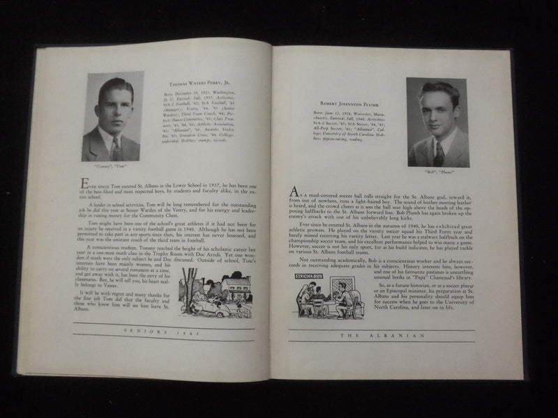 1945 THE ALBANIAN ST. ALBANS SCHOOL YEARBOOK - WASHINGTON, D.C. - YB 3157