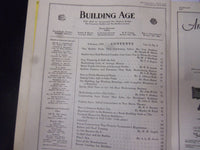 1929 FEBRUARY BUILDING AGE MAGAZINE - GREAT ADS & PHOTOS - ST 2954