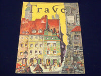1933 JANUARY TRAVEL MAGAZINE - A STREET SCENE IN WARSAW COVER - J 1941