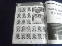 1998 OCTOBER 31 FOOTBALL PROGRAM - NOTRE DAME VS BAYLOR UNIVERSITY - SP 1213J