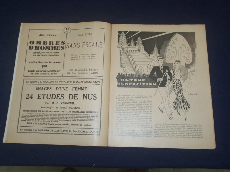 1931 AUGUST 27 BAGATELLE MAGAZINE - FRENCH - ST 5347U