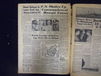 1941 DEC 18 NEW YORK DAILY MIRROR - OUST HAWAII ARMY, NAVY COMMANDERS - NP 2143