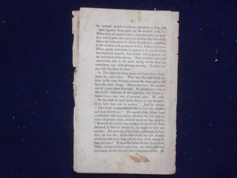 1812 MRS. NANCY ELY FUNERAL SERMON SOFTCOVER BOOKLET - K 228