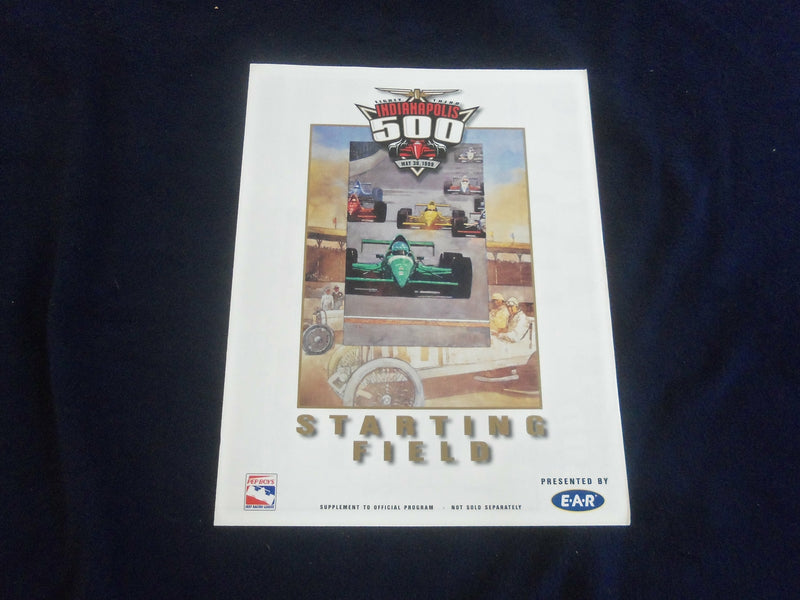 1999 MAY 30 83RD INDIANAPOLIS 500 RACING PROGRAM - GREAT PHOTOS - SP 6599J