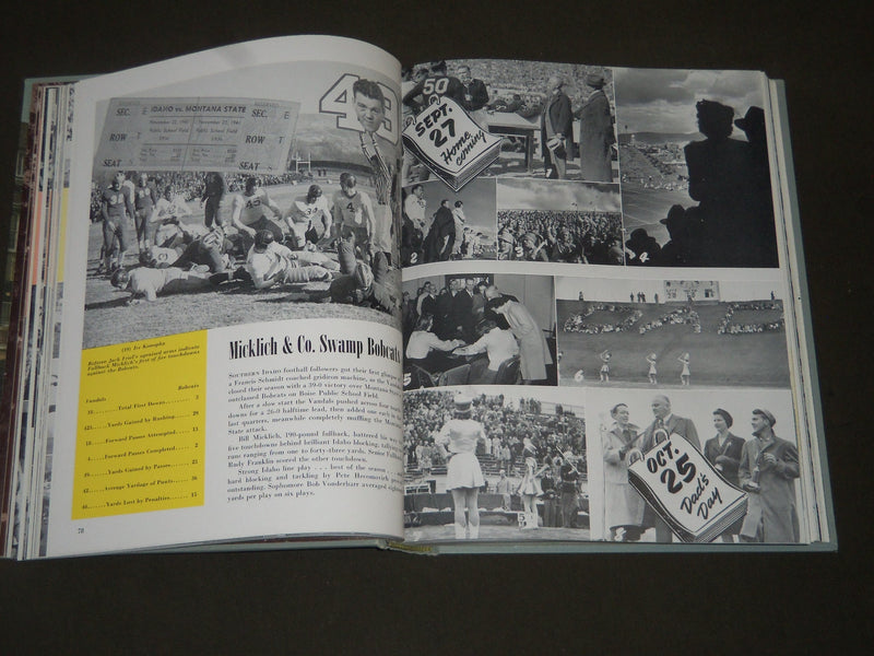 1942 THE GEM UNIVERSITY OF IDAHO YEARBOOK - MOSCOW - NICE PHOTOS - YB 1087
