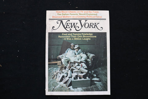 1971 MAY 10 NEW YORK MAGAZINE - FRED & TAMMY POWLEDGE COVER - E 10482