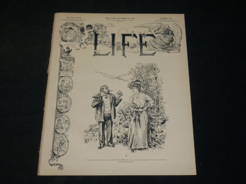 1906 NOVEMBER 29 LIFE MAGAZINE - NICE COVER & ILLUSTRATIONS - B 4590D