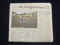2020 AUGUST 4 NEW YORK TIMES -PRESIDENT SNIPES ON THE SIDELINES DURING AID TALKS