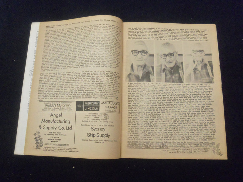 1974 JUNE CAPE BRETON'S MAGAZINE- HISTORY & FUTURE OF CAPE BRETON ISLAND- B 439T