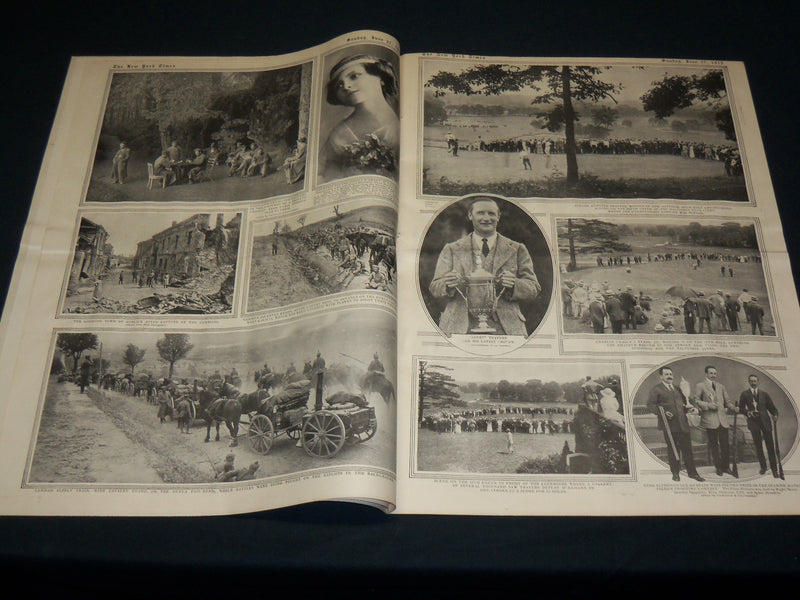 1915 JUNE 27 NEW YORK TIMES ROTO PICTURE SECTION - ARIZONA LAUNCHING - NT 8953