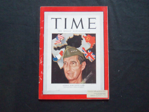 1946 JUNE 24 TIME MAGAZINE - GENERAL MARK WAYNE CLARK - T 1026