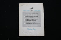 1961 JANUARY CHANGING TIMES MAGAZINE - FABULOUS 15 YEARS AHEAD COVER - E 10903