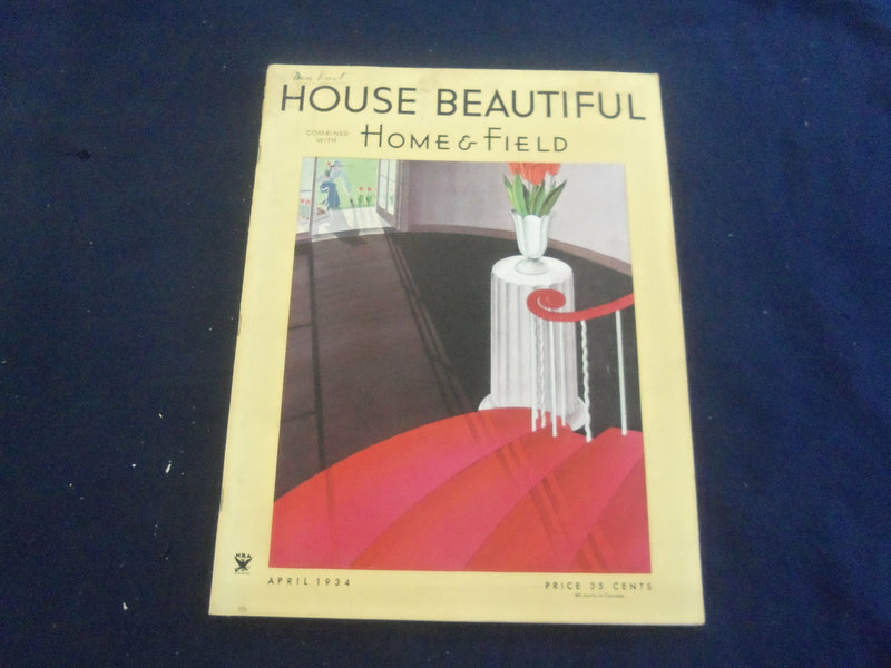 1934 APRIL HOME & FIELD MAGAZINE - GREAT PHOTOS, STORIES & ADS - SP 1224I