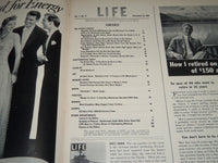 1939 NOVEMBER 20 LIFE MAGAZINE - GERMAN WARSHIP COVER - L 157
