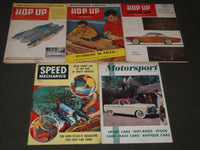 1952-1953 HOP UP CAR MAGAZINES LOT OF 5 ISSUES - SPEED MECHANICS - O 2283A