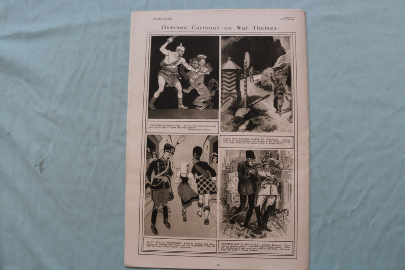 1915 AUG 19 NEW YORK TIMES MID-WEEK PICTORIAL - GERMAN CROWN PRINCE - NP 9148