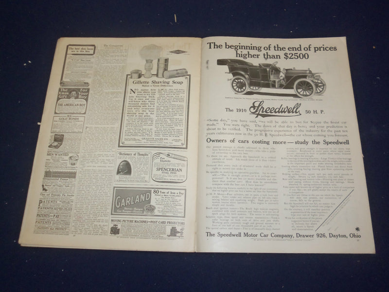 1909 NOVEMBER 27 COLLIER'S MAGAZINE - FICTION NUMBER FOR DECEMBER - ST 6689