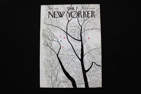 1971 APRIL 3 NEW YORKER MAGAZINE - GREAT ILLUSTRATED COVER - NY 2841