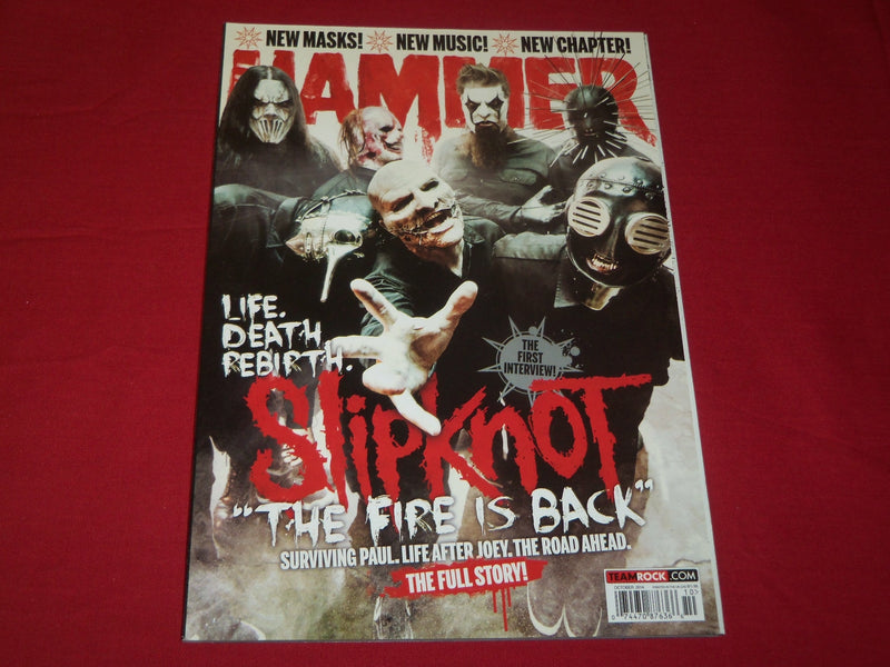 2014 OCTOBER METAL HAMMER MAGAZINE ISSUE NO. 262 - SLIPKNOT COVER - RC 359