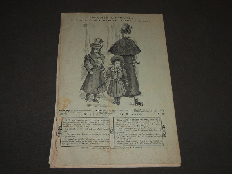 1898 SPRING MAISON DU BON MARCHE FRENCH CATALOGUE - FR 1128