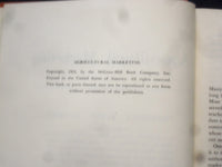 1951 AGRICULTURAL MARKETING HARDCOVER BOOK BY FREDERICK THOMSEN - KD 8244