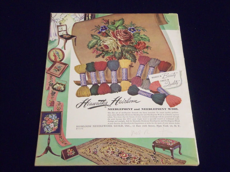 1949-1950 WINTER MCCALL NEEDLEWORK MAGAZINE - GREAT ADS - SP 2533