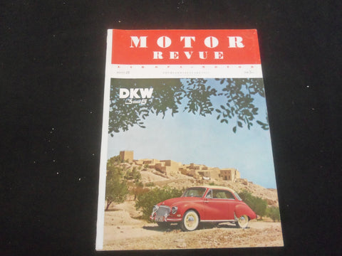 1957 SPRING MOTOR REVUE - EUROPA MOTOR MAGAZINE - AUTOMOBILES - GERMAN - J 7760