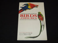 1996 BIRDS OF COSTA RICA SOFTCOVER BOOK BY TRAVEL & SITE GUIDE - KD 7756