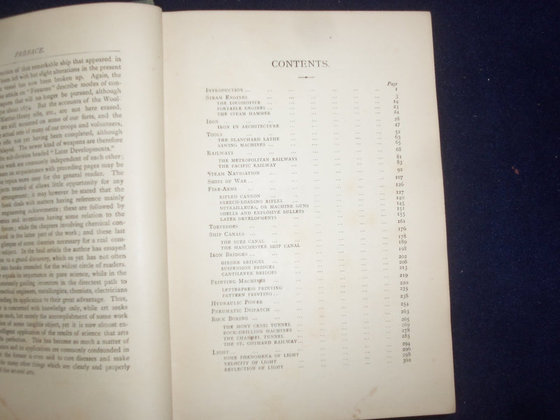 1891 DISCOVERIES AND INVENTIONS OF THE 19TH C. HARDCOVER BOOK-ROUTLEDGE- KD 9031
