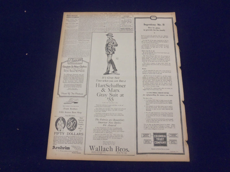 1920 APRIL 19 NEW YORK TIMES - LUNATIC KILLS DR. JAMES W. MARKOE - NT 8300