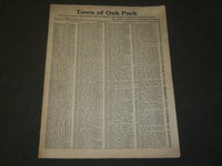 1929 TOWN OF OAK PARK PERSONAL PROPERTY ASSESSMENT REPORT - J 3578