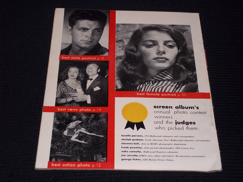1952 SUMMER SCREEN ALBUM MAGAZINE - ESTHER WILLIAMS FRONT COVER - E 16513