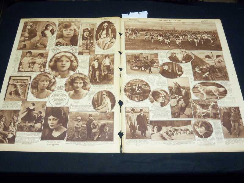 1923 DECEMBER 2 NEW YORK TIMES PICTURE SECTION NO. 5-7 - KING ALFONSO - NT 8893