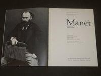 1983 MANET 1832-1883 SOFTCOVER BOOK - NICE COLOR PRINTS - KD 1350N