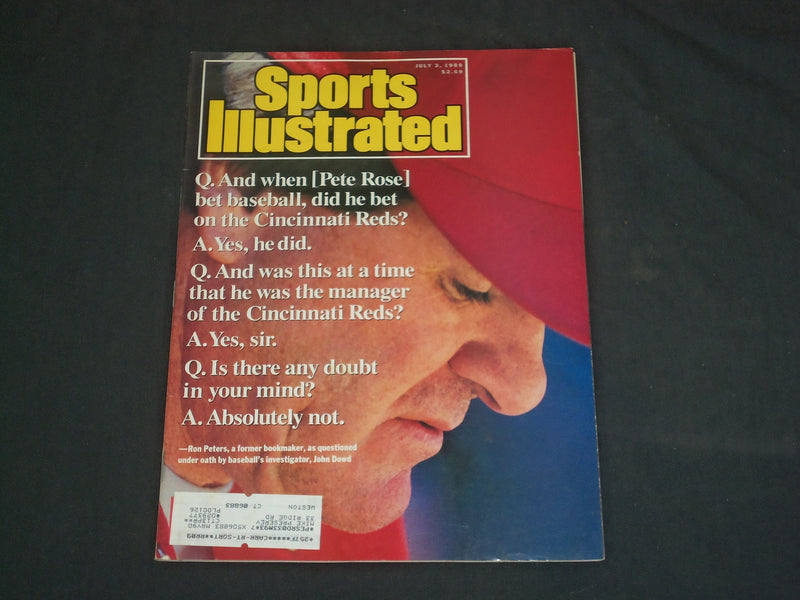 1989 JULY 3 SPORTS ILLUSTRATED MAGAZINE - PETE ROSE COVER - SP 9160